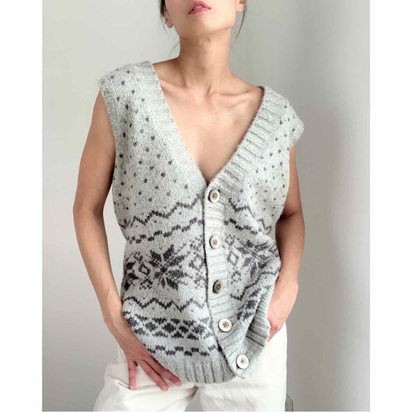 J. Jill Sweaters - J.JILL FAIR ISLE SWEATER VEST